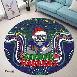 Amazing Aussie New Zealand Warriors Christmas Custom Christmas Knit Patterns Vintage Jersey Ugly Round Rug