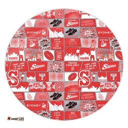 Amazing Aussie Sydney Swans Legacy Of The Pride Comic Style Round Rug