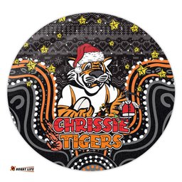 Amazing Aussie Wests Tigers Christmas Custom Christmas Knit Patterns Vintage Jersey Ugly Round Rug