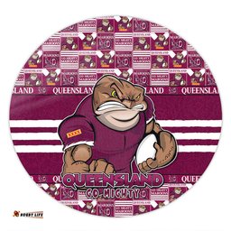 Amazing Aussie Queensland Maroons Champion���s Pride Comic Style Round Rug