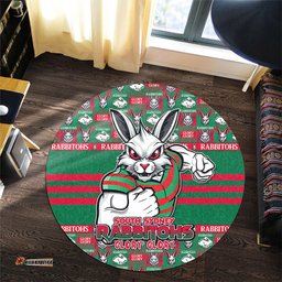 Amazing Aussie South Sydney Rabbitohs Champion���s Pride Comic Style Round Rug