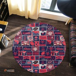 Amazing Aussie Melbourne Legacy Of The Pride Comic Style Round Rug
