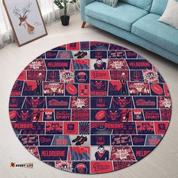 Amazing Aussie Melbourne Legacy Of The Pride Comic Style Round Rug