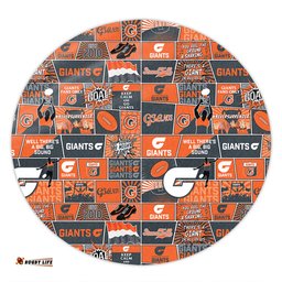 Amazing Aussie GWS GIANTS Legacy Of The Pride Comic Style Round Rug