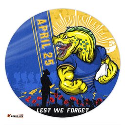 Amazing Aussie Parramatta Eels Anzac Day Lest We Forget Strong Fighting Spirit Round Rug