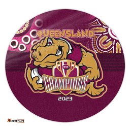 Amazing Aussie Cane Toads Talent Win Games But Teamwork And Intelligence Win Championships With Aboriginal Style Round Rug