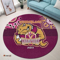 Amazing Aussie Cane Toads Talent Win Games But Teamwork And Intelligence Win Championships With Aboriginal Style Round Rug