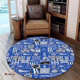 Amazing Aussie North Melbourne Legacy Of The Pride Comic Style Round Rug