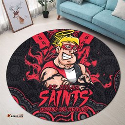 Amazing Aussie St Kilda Ripped Legacy Of The Game Round Rug