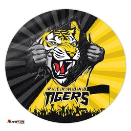 Amazing Aussie Richmond Breaking Through Fan Design Round Rug