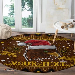 Hawks Football Round Carpet Spectemur Agendo Christmas Vibe 2023