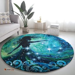 New Zealand Matariki Hiwa i te rangi Round Carpet Titiro ki nga Whetu Wishing Star