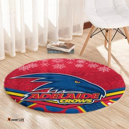Adelaide Crows Football Christmas Round Carpet Merry Xmas 2023 Mix Aboriginal Art