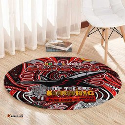 Essendon Bombers NAIDOC Week 2024 Round Carpet Mascot Football