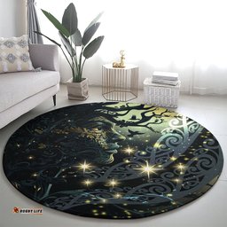 New Zealand Matariki Tupuarangi Round Carpet Ng Kai o te Rangi