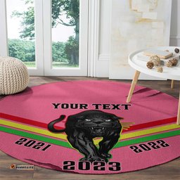 Personalised NRL Panthers Round Carpet Premiers 2023 Three Peat Proud Of Our Boys Pink