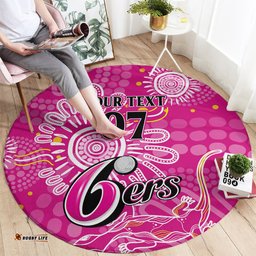 Custom Sixers Cricket Indigenous Round Carpet Inspirations