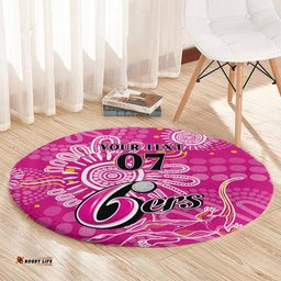 Custom Sixers Cricket Indigenous Round Carpet Inspirations
