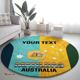 Custom Pride Month Matildas Round Carpet Australia Til Its Done Mixed Color