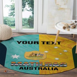 Custom Pride Month Matildas Round Carpet Australia Til Its Done Mixed Color
