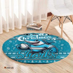 Sharks Rugby Xmas Round Carpet Australia NRL Mascot