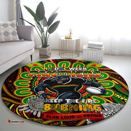 NAIDOC Week 2024 Panthers Round Carpet Mascot Rugby DT02