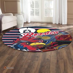 Custom Personalised Australia Roosters NAIDOC Weeky Round Carpet Sport Style