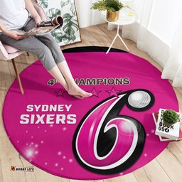 BBL Sydney Sixers Round Carpet 4th Champions 2024 New History