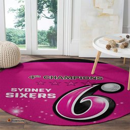 BBL Sydney Sixers Round Carpet 4th Champions 2024 New History