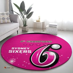 BBL Sydney Sixers Round Carpet 4th Champions 2024 New History