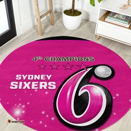 BBL Sydney Sixers Round Carpet 4th Champions 2024 New History