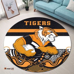 Tigers Indigenous Round Carpet Wests