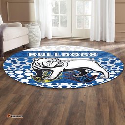 Newest Bulldogs Round Carpet