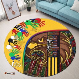 Pride Hawks Indigenous Round Carpet Hawthorn Naidoc Week Aboriginal Version Special