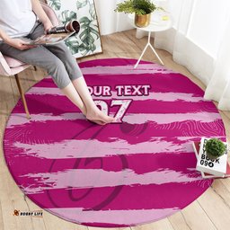 Custom Sixers Cricket 2023 Round Carpet LIKEASIXER Special Ver
