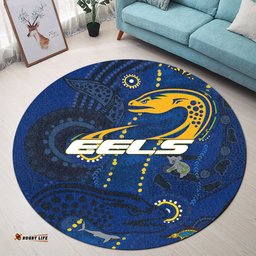 Eels Rugby Round Carpet