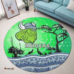 Raiders Indigenous Round Carpet
