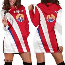 Tahiti Hoodie Dress Red K5