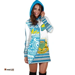 Tuvalu Rugby Women's Hoodie Dress Special K13