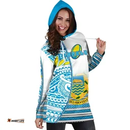 Tuvalu Rugby Women's Hoodie Dress Special K13