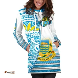 Tuvalu Rugby Women's Hoodie Dress Special K13