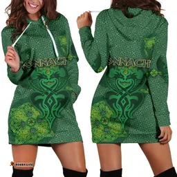 Connacht Women Hoodie Dress Lads Celtic Eagles A31