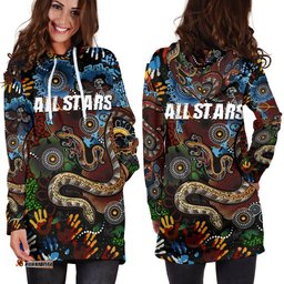 Australia Indigenous Women's Hoodie Dress All Stars