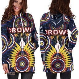 Adelaide Women's Hoodie Dress Original Indigenous Crows