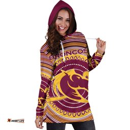 Brisbane Hoodie Dress Broncos Aboriginal