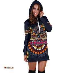 Adelaide Hoodie Dress Indigenous Crows