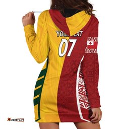 Australia - Tonga Rugby Custom Hoodie Dress Minimalist Dynamic