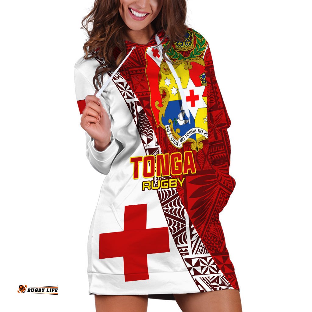 Tonga Rugby Hoodie Dress Tongan Go 2023 World Cup