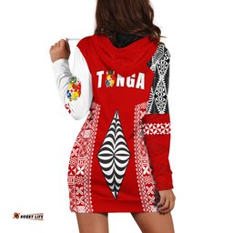 Tonga Rugby Hoodie Dress - Mate Ma'a Tonga