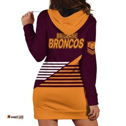 Brisbane Broncos NRL Hoodie Dress